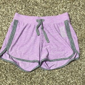 Justice Girl’s Purple and Gray Shorts